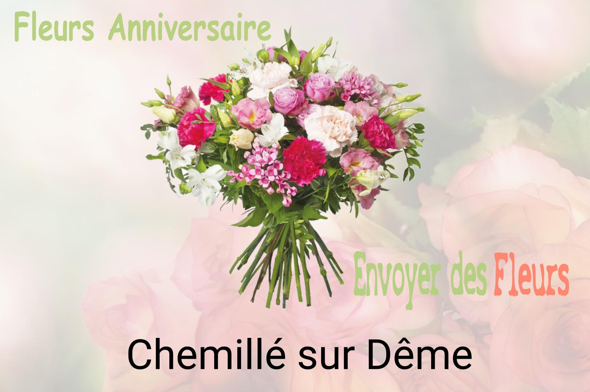 Bouquet de fleurs d’anniversaire livré à Chemillé-sur-Dême