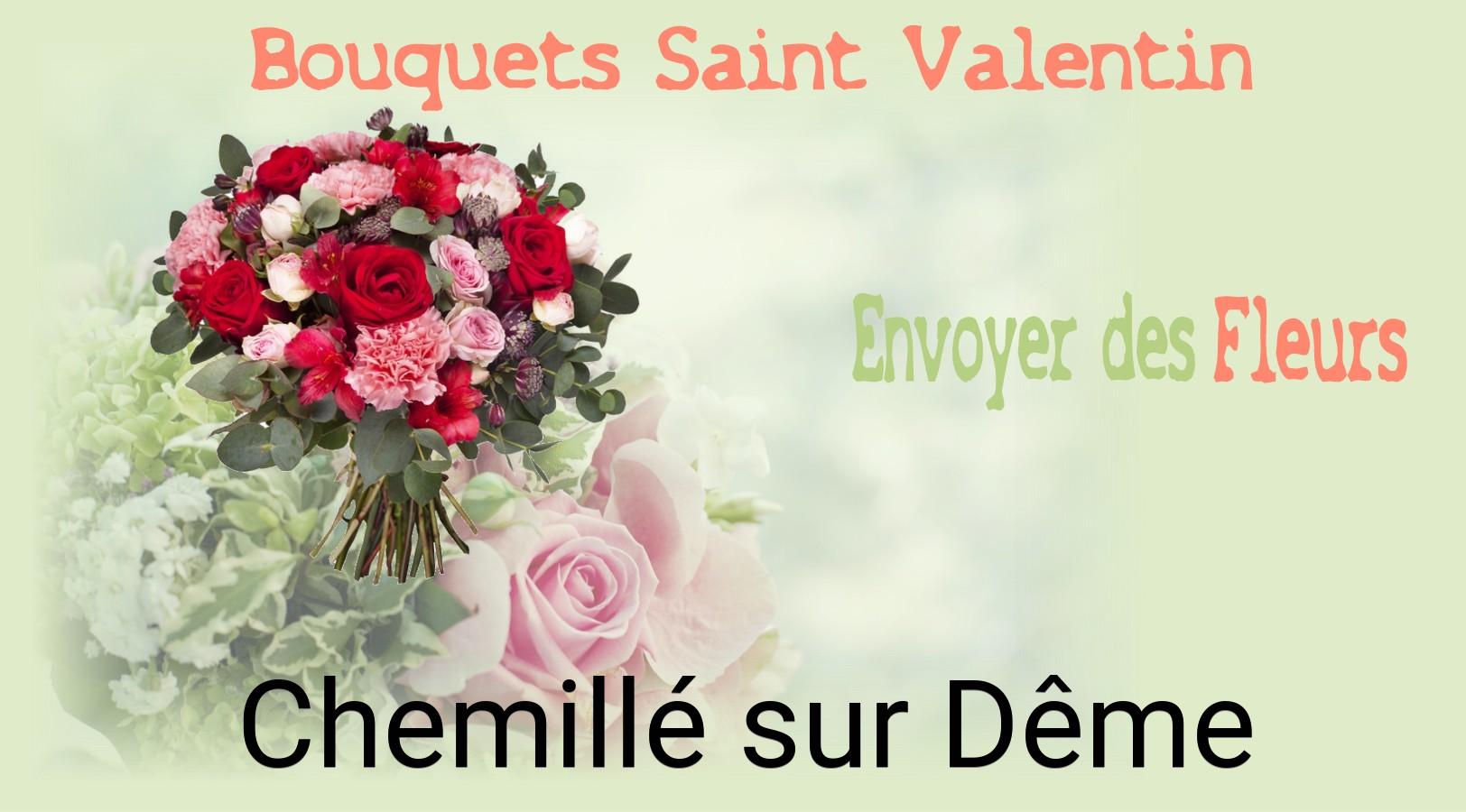 Roses de Saint-Valentin livrées à Chemillé-sur-Dême